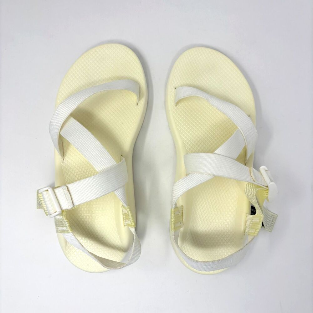 Chaco Z/1 Mens 11 Classic Strap Outdoor Hiking Sandal White-Cream Gorpcore Sport
